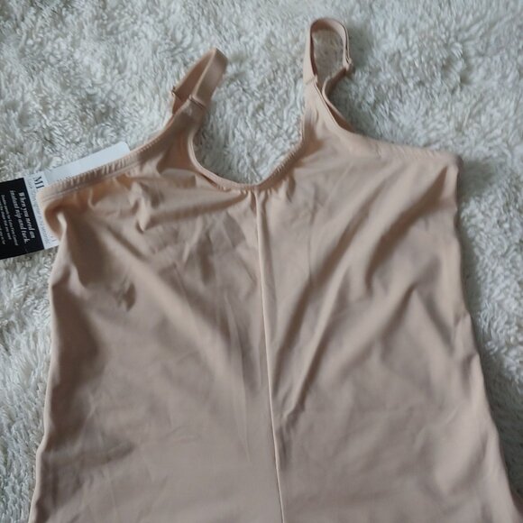 MiracleSuit Instant Tummy Tuck! Open-Bust Shaping Bodysuit Extra Firm 3XL Nude - Picture 8 of 9